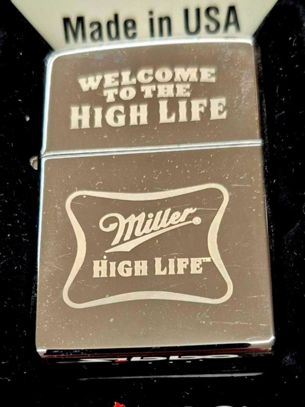 Miller Welcome to the High Life Zippo Lighter